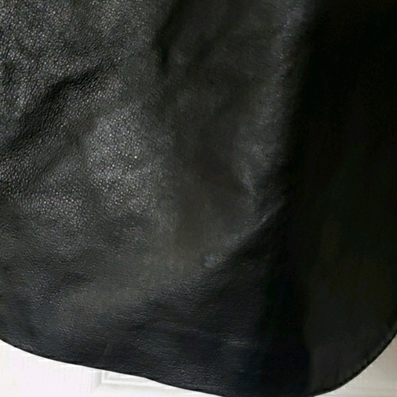 Croft & Barrow Men's Large Black Leather Jacket - Picture 5 of 8